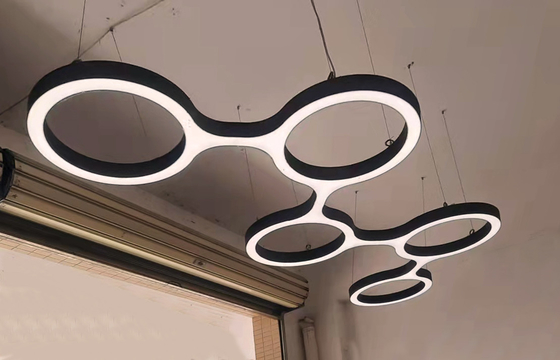 품질 알루미늄 LED 원형 Pendant Light SMD5630 매달린 원형 LED 라이트 공장